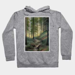 wild forest drawing Hoodie